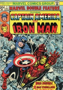 Marvel Double Feature #1 Captain America & Iron Man(1973)