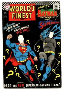 WORLDS FINEST #167 comic book 1967-DC-BATMAN-SUPERMAN