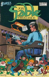 Jon Sable, Freelance #33 FN ; First | Sergio Aragones Cover