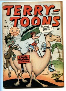 Terry-Toons #9 1943- Timely Funny Animals- Golden Age WWII