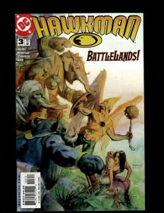 Lot of 12 Hawkman DC Comic Books #1 2 3 4 5 6 7 8 9 10 11 12 GK31