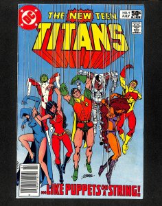 New Teen Titans #9 2nd Deathstroke!