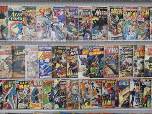 Huge Lot 140+ Low Grade Comics W/ Batman, Superman, Thor, +More! see desc