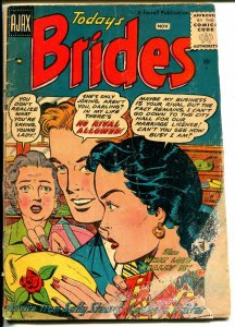 Today's Brides #4 1956-Ajax-spicy romance art-P