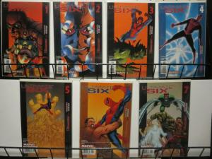 ULTIMATE SIX 1-7  complete Bendis,Quesada, Hairsine