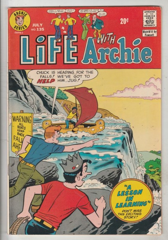 Life with Archie #135 (Jul-73) NM- High-Grade Archie, Jughead, Betty, Veronic...