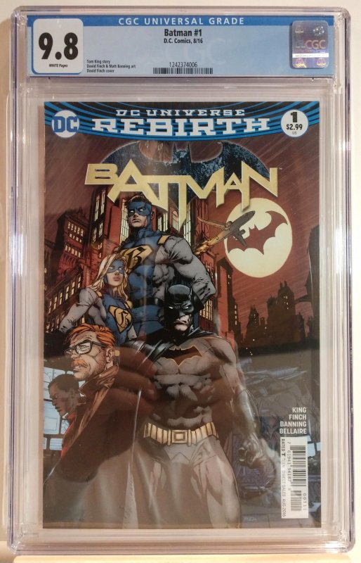 Batman #1 (CGC 9.8, 2016) 1st full appearance of Gotham & Gotham Girl