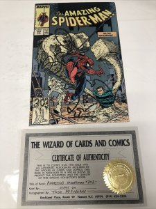 AMAZING SPIDER-MAN #303 1988 Signed Todd McFarlane  •Certificate Of Authenticity