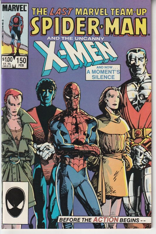 Marvel Team Up(vol. 1) # 150 Spiderman and The X-Men