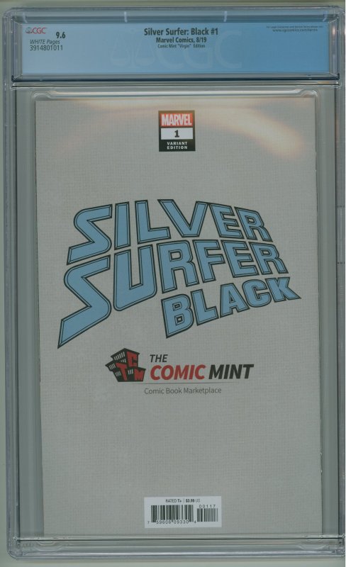 Silver Surfer: Black #1 Comic Mint Virgin Edition (2019) CGC 9.6!