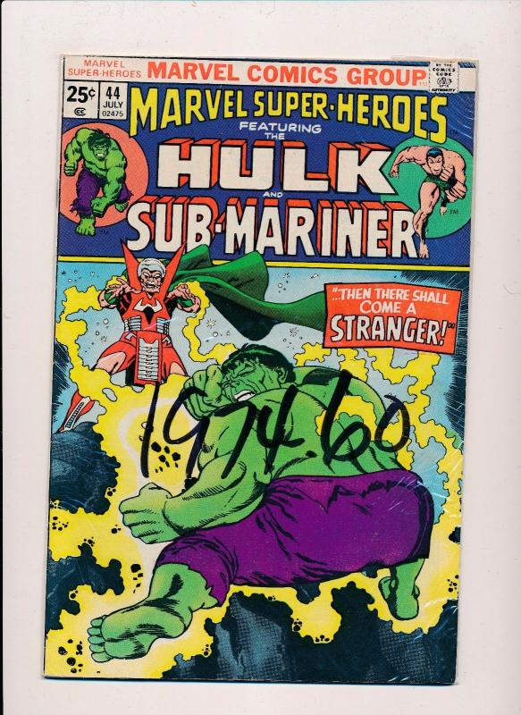 Marvel Super-Heros ft.THE INCREDIBLE HULK and Sub-Mariner #44  FINE (SRU543)