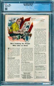 Incredible Hulk #4 (1962) CGC 4.5! OW Pages!