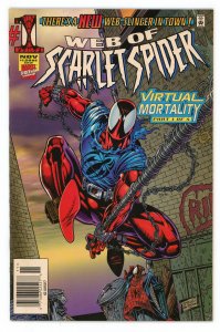 Web of Scarlet Spider #1 Tom DeFalco Newsstand Variant VF