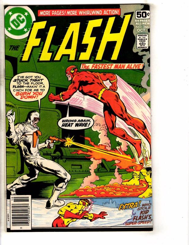 6 Flash DC Comics # 264 265 266 267 + Spectacular & DC22 VG-FN Range Batman J272