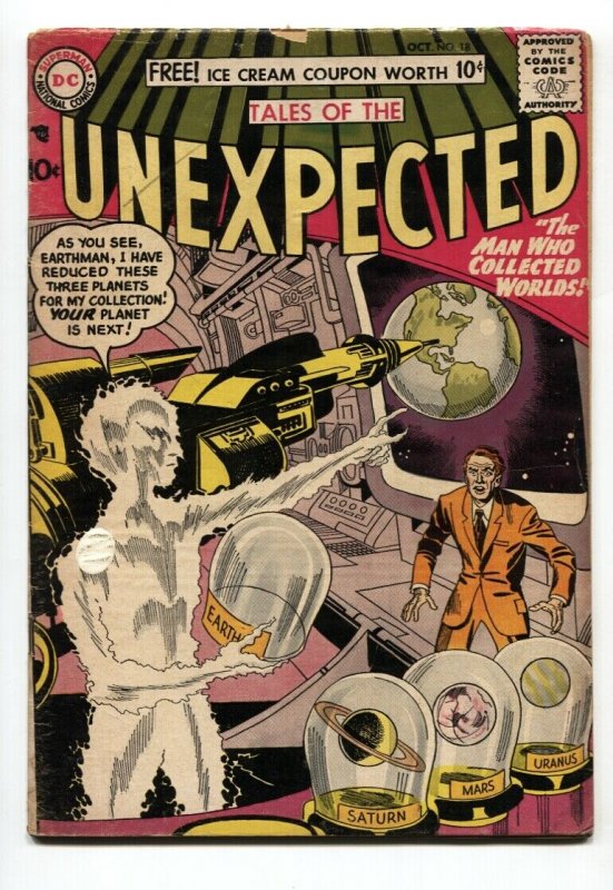 Tales of The Unexpected #18 DC-Jack Kirby-sci-fi-mystery-1957-G/VG