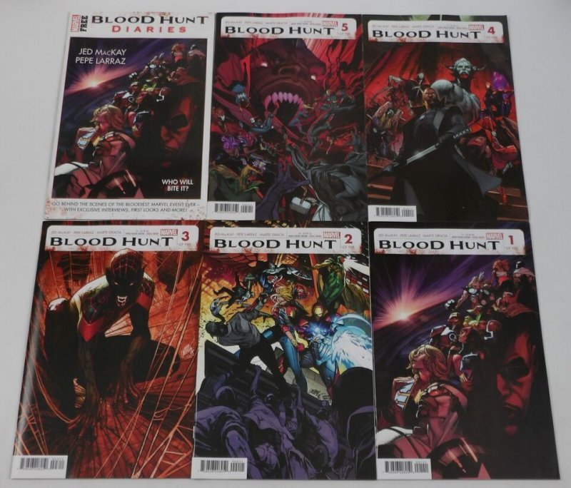 Blood Hunt #1-5 VF/NM complete series + Diaries ; Marvel (A)