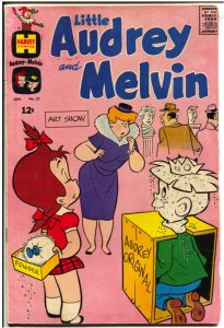 Little Audrey and Melvin #37  1969 - Harvey  -G/VG - Comic Book