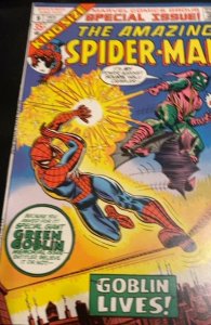 The Amazing Spider-Man Annual #9 (1973) green Goblin high grade retold