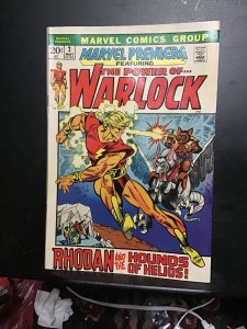 Marvel Premiere #2 (1972) high-grade Warlock key! VF- Boca CERT!