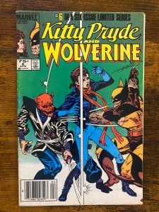 Kitty Pryde and Wolverine #6 Newsstand Edition (1985)