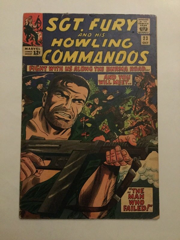 Sgt Fury And His Howling Commandos 23 V/fn Very Good/fine 5.0 Marvel