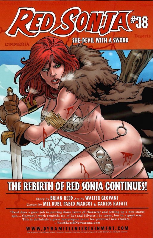 Red Sonja She-Devil With A Sword #37 Marcos Cover A (2008) New