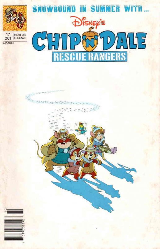 Chip ‘n' Dale Rescue Rangers (Disney's) #17 (Newsstand) FN ; Disney | All Ages S