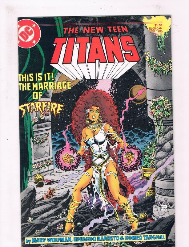 New Teen Titans #17 VF/NM 1st Print DC Comic Book Robin Cyborg DE2