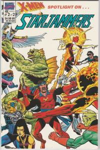 2 X-Men Spotlight on Starjammers Marvel Comic Books # 1 2 Kavanagh Cockrum LH26