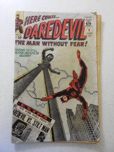 Daredevil #8 (1965) GD/VG Condition moisture stains