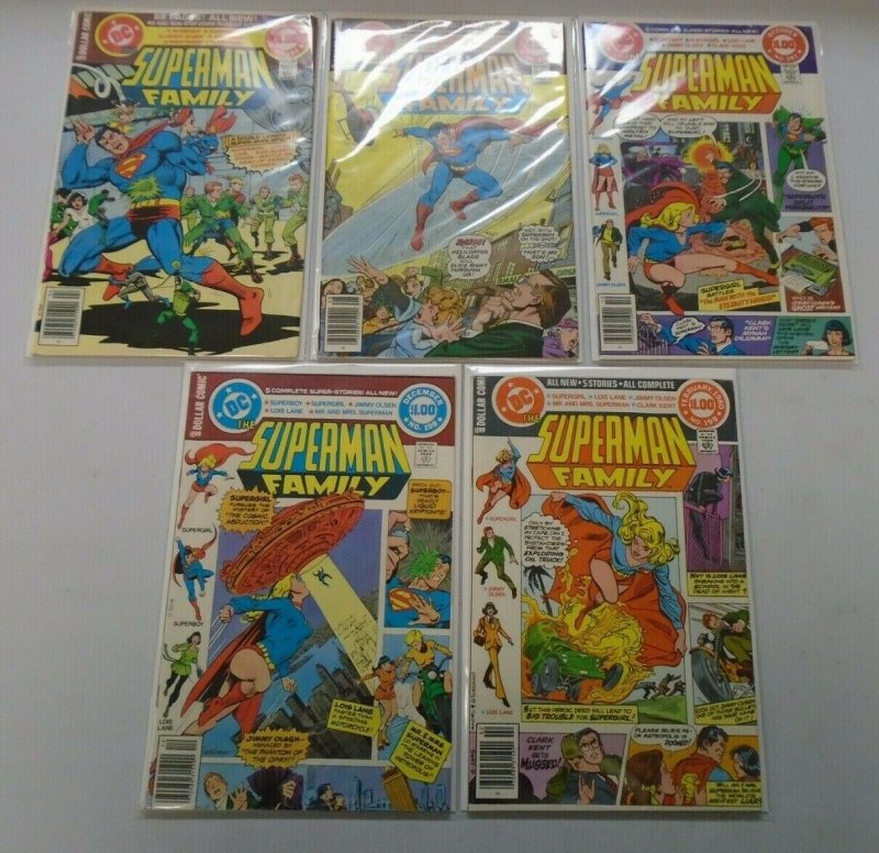 Superman Family lot 17 different from #182-199 avg 5.0 VG FN (1977-80)