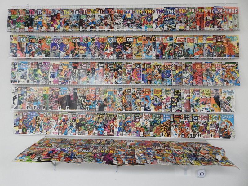 Huge Lot of 180+ Comics W/ Thor, Fantastic Four, Conan Avg. FN+ Condition!