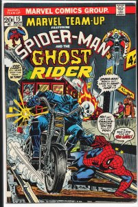 Marvel Team-Up #15 (1973) Ghost Rider [Key Issue]