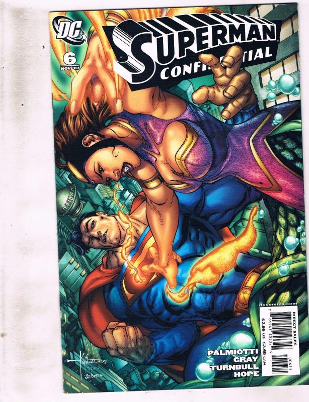 Lot of 7 Superman Confidential DC Comic Books #1 5 6 7 8 9 10 BH53