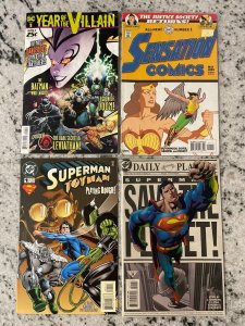 4 DC Comics Superman Save Planet Toyman 1 Sensation Comics 1 Year Villain 1 J961