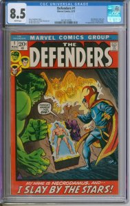 Marvel Comics Defenders #1 CGC 8.5 1st  Appearance Of Necrodamus