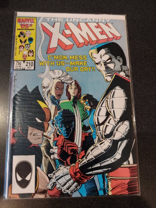 THE UNCANNY X-MEN #210 HIGH GRADE VF+