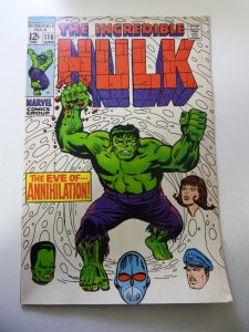 The incredible Hulk #116 (1969) VG/FN Condition