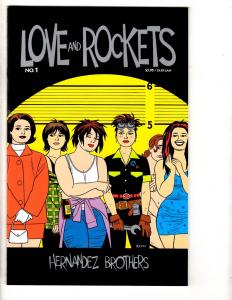 Love & Rockets # 1 NM- Fantagraphics Books Hernandez Brothers  TD12