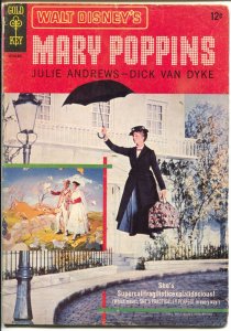 Mary Poppins 10136-501 1964-Gold Key-Julie Andrews-Dick Van Dyke-VG 