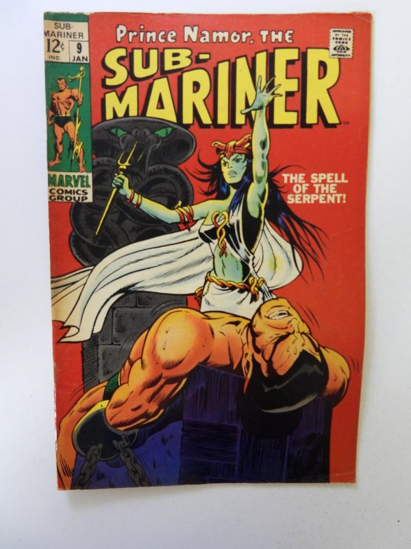 Sub-Mariner #9 (1969) FN condition