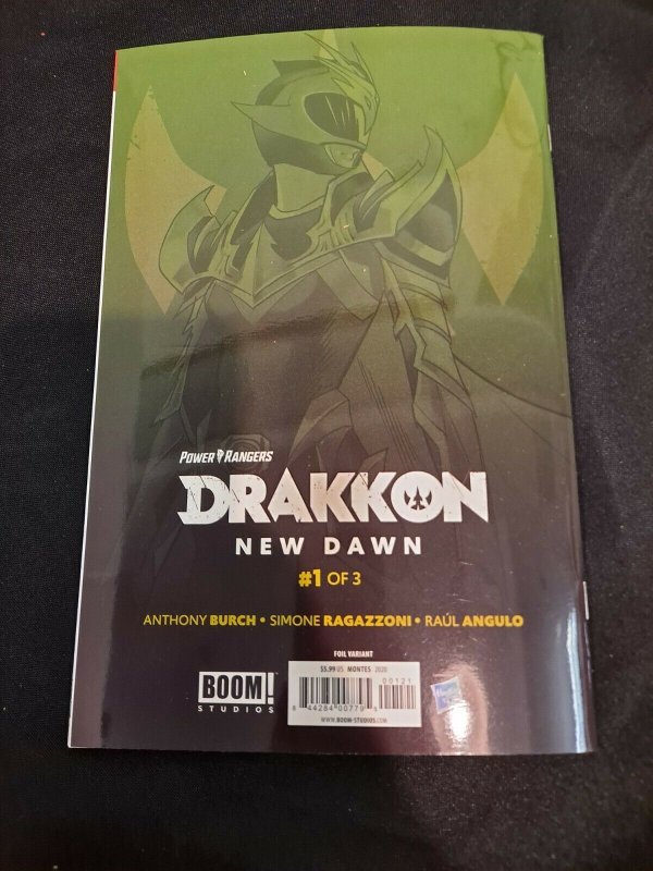 Drakkon New Dawn #1 of 3 VIRGIN FOIL VARIANT Boom Studios 2020 Ranger Slayer