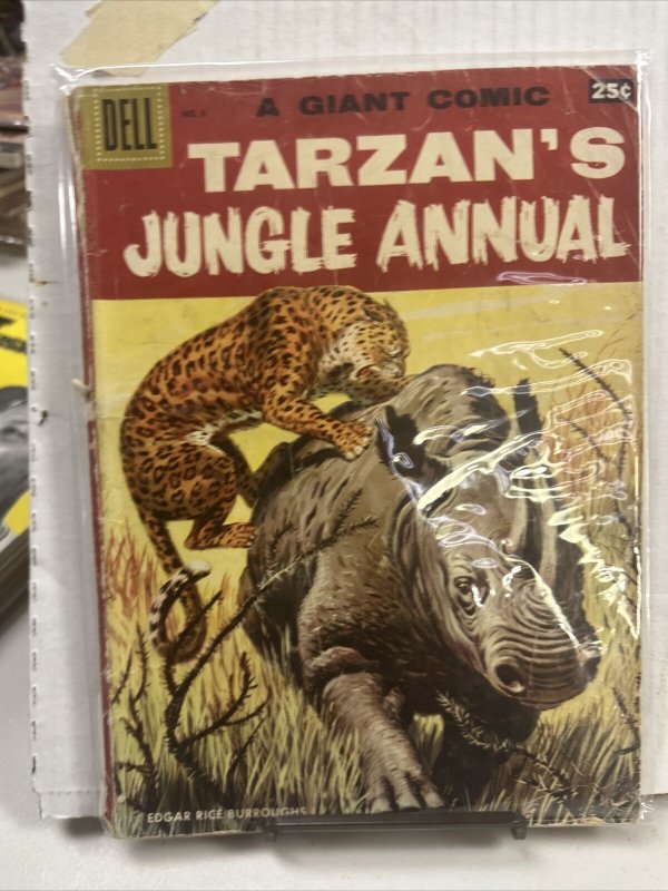 TARZAN'S JUNGLE ANNUAL # 6 1957 Jesse Marsh art