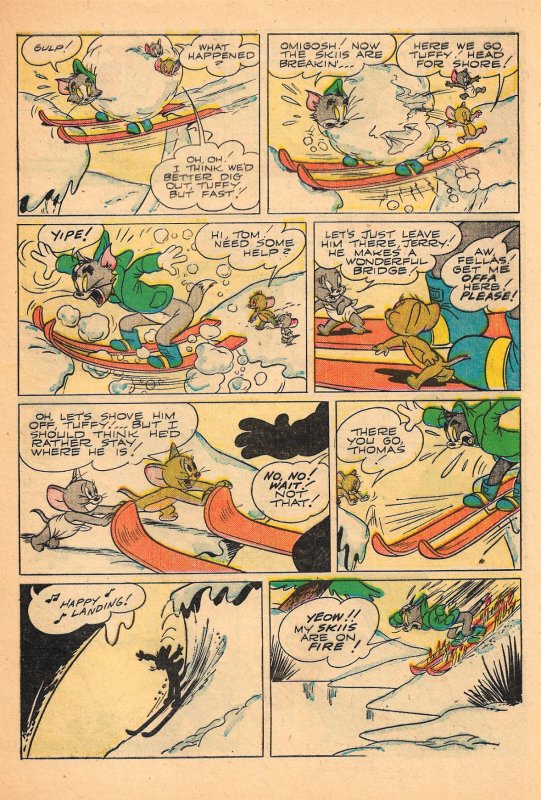 TOM AND JERRY COMICS #65 (Dec 1949) 6.0 FN • Great Harvey Eisenberg Artwork!