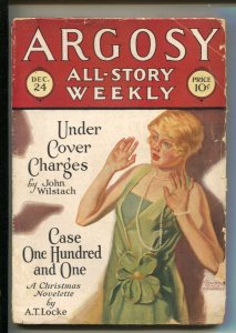 Argosy All-Story Weekly 12/24/1927-Girl art cover-Walter Beach Humphrey-Pulp ...