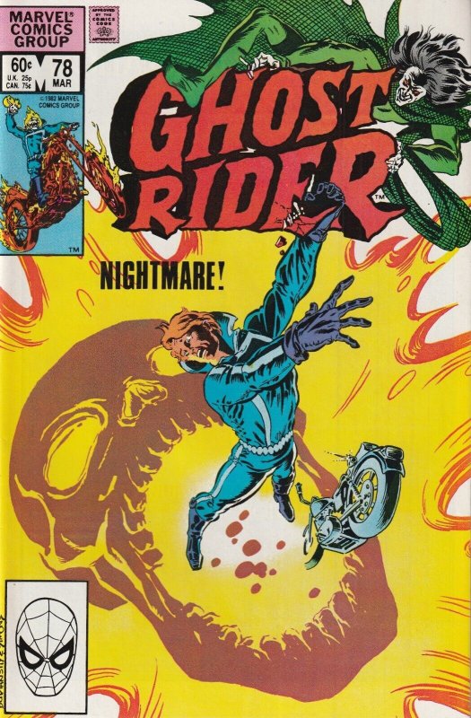 Ghost Rider # 78 Cover A VF/NM Marvel 1983 [B5]