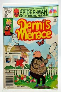 DENNIS THE MENACE (1981 Series) #2 NEWSSTAND VF/NM