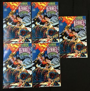 1992 BATMAN SWORD OF AZRAEL BOOK TWO (5 COPIES) VF/NM QUESADA + NOWLAN ART