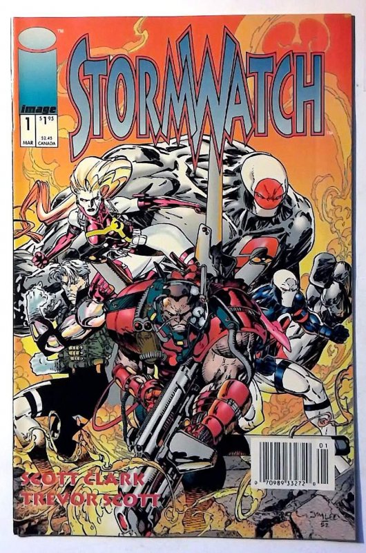 Stormwatch #1 1993 Image First App Stormwatch Team Battalion Fuji Winter Comic
