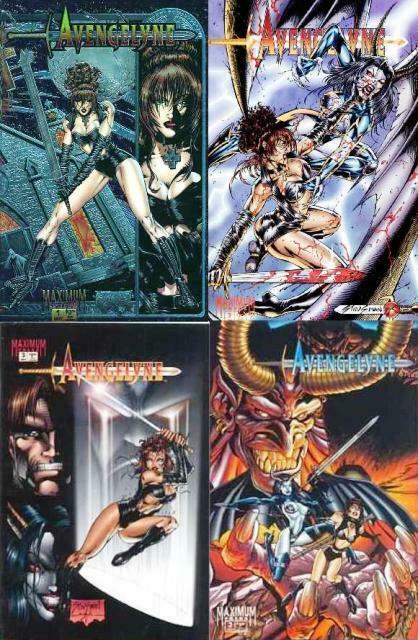 AVENGELYNE (1995 MAXIMUM PRESS)1-3,3a Liefeld  complete